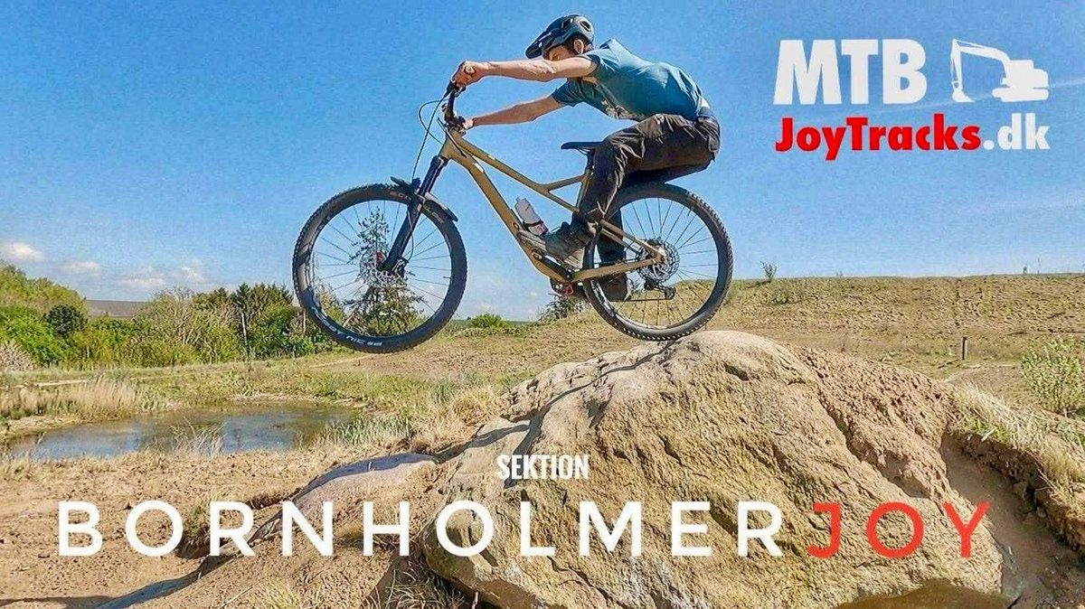 Rytter over hop på BornholmerJoy-sektionen